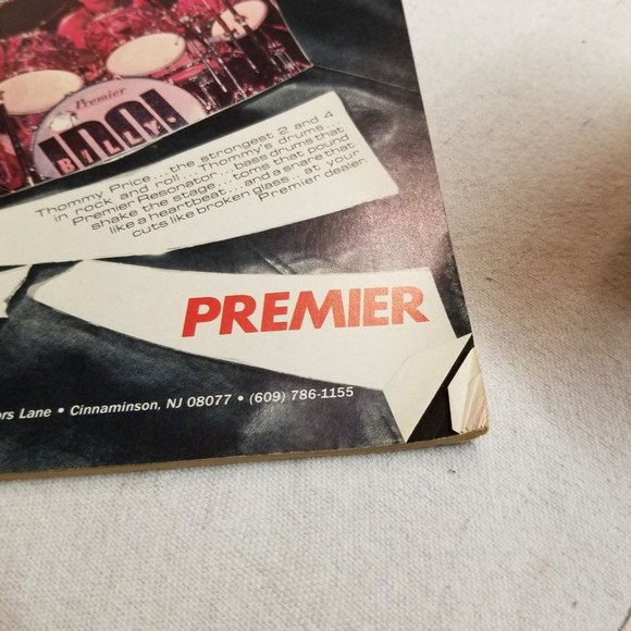 Oct. 1987 Modern Drummer Mag Narada Michael Wilson, Al Jackson, Neil Peart back - Picture 8 of 9